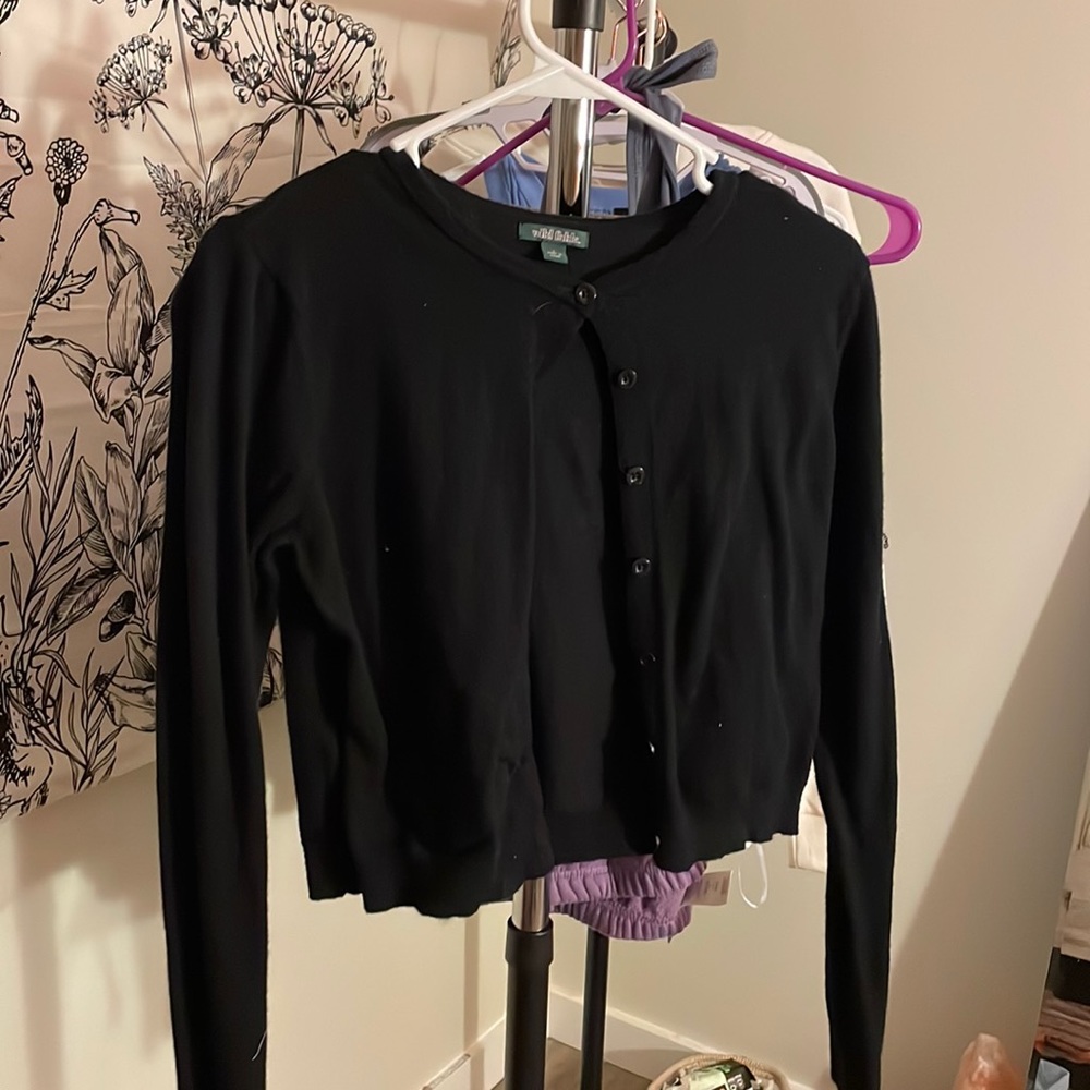 Black button down Wild Fable sweater